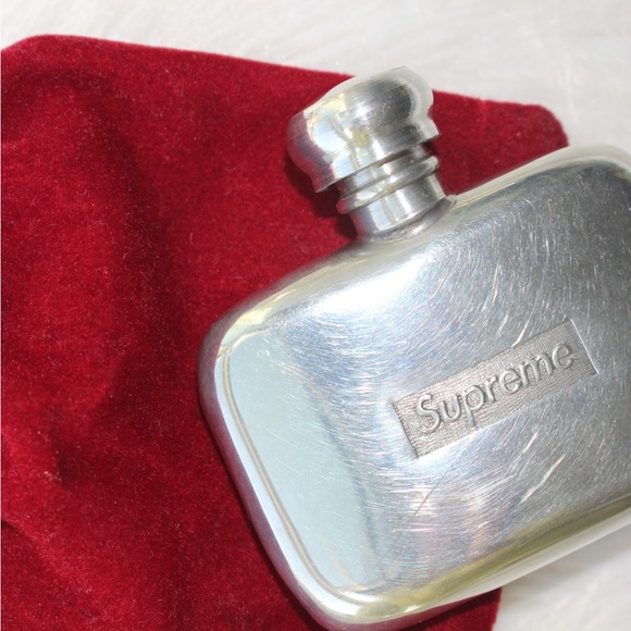 Supreme Mini Pewter Flask